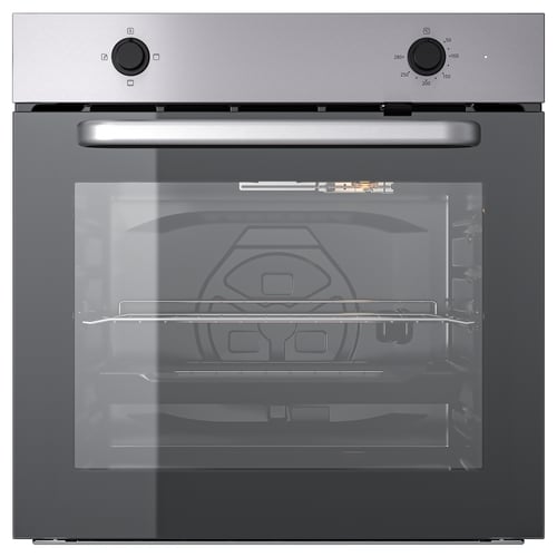 LAGAN Oven, stainless steel colour