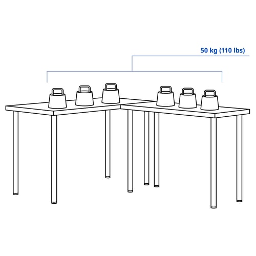 Illustration with measurements for the product: LAGKAPTEN.