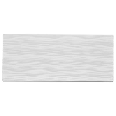 LAXVIKEN drawer front, white, textured surface, rectangular, simple design.