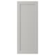 LERHYTTAN light grey kitchen door, solid wood frame with bevelled edges, inset veneer panel, rectangular shape.