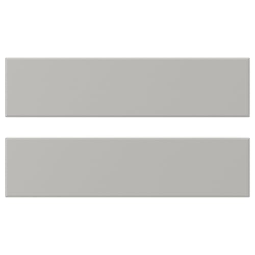 This image shows two grey rectangular frames, simple and uniform in design, with clean edges and a smooth surface.