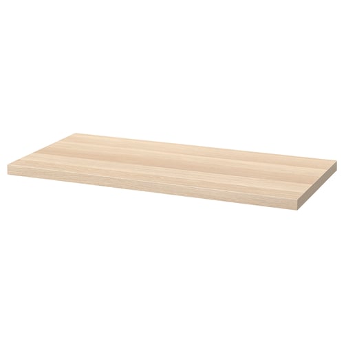 LINNMON wooden shelf, light brown, rectangular, flat surface.