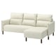 MANNARP 3-seat sofa with chaise longue, Gunnared beige