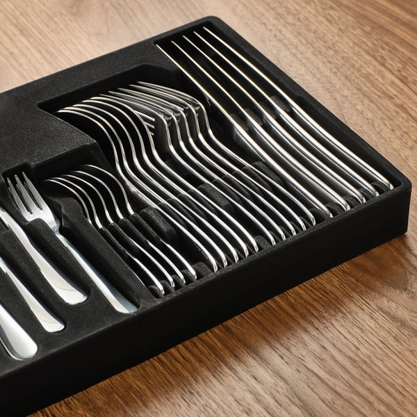 MARTORP 30-piece cutlery set, stainless steel