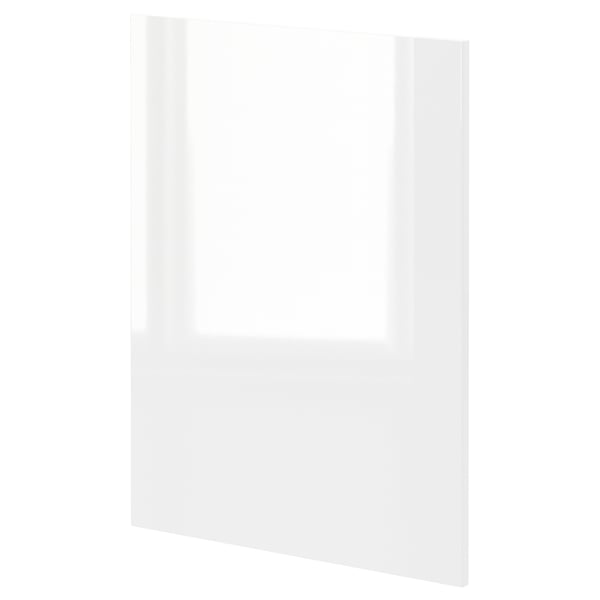 METOD kitchen cabinet in white with glossy finish, rectangular shape.