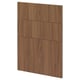 METOD kitchen panel, walnut brown, rectangular, smooth.