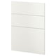 White METOD cabinet front, clean design, rectangular shape.