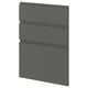 METOD kitchen unit, dark grey, three panel design.