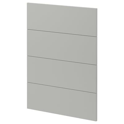 METOD kitchen panel, light grey, rectangular, fiberboard, minimalist design.