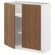 METOD kitchen cabinet with wooden doors and three shelves.
