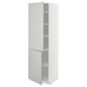 White METOD tall cabinet, 2 doors, modern design