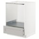 Ikea METOD white kitchen cabinet, rectangular with one drawer.