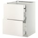 White kitchen cabinet, modern design, smooth drawers, sturdy construction.