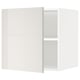 METOD high-gloss white kitchen cabinet, modern, rectangular, single door.