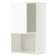 METOD Wall cabinet for microwave oven, white/Aspudden matt white, 60x100 cm