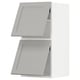 White kitchen cabinet set with bevelled edges and modern design. Sturdy construction, sleek and functional.
