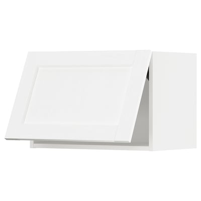White kitchen cabinet with stylish grain design, sleek and modern.