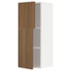 METOD kitchen unit - white & walnut, modern