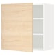 A light wood-colored METOD wall cabinet with an adjustable shelf and modern, minimalist design.