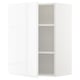METOD wall cabinet, high gloss white, modern design, 3 adjustable shelves.