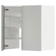 METOD kitchen cabinet; light grey; modern design; rectangular; organised shelves.