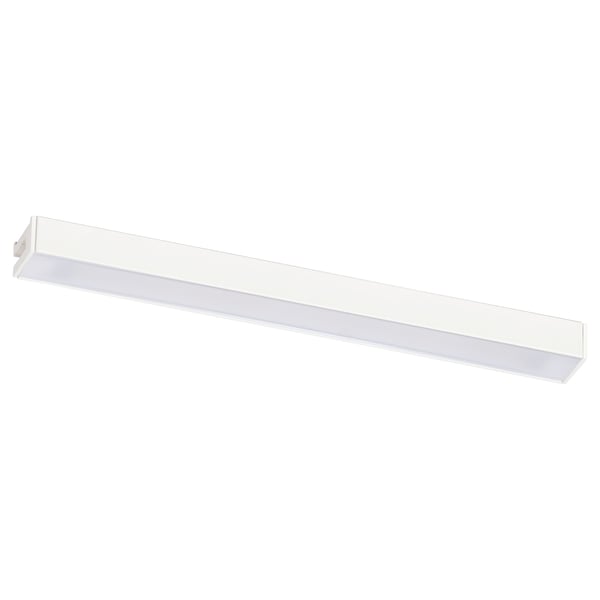 MITTLED white kitchen light, slim design, aluminium and plastic, evenly illuminates countertops.