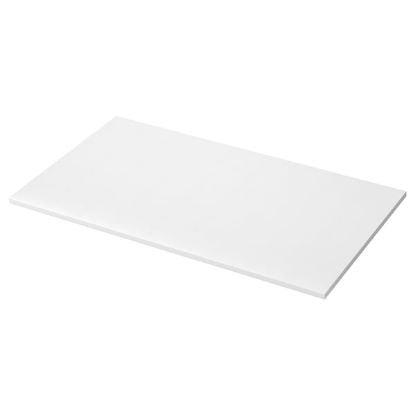 MÖCKLERYD white rectangular kitchen worktop, smooth surface & finished edges.