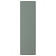 Greenish-gray vertical rectangular panel, smooth, simple, clean edges.