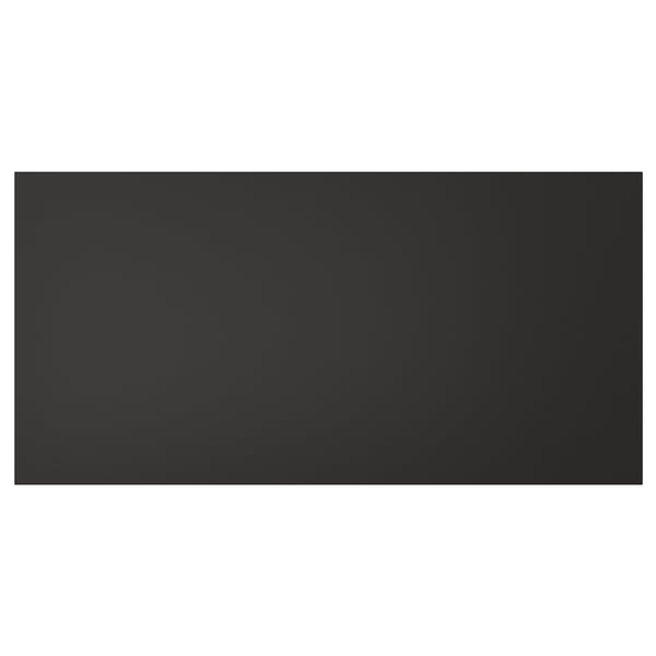 NICKEBO black rectangular panel, modern design, recycled wood and plastic, 25-year guarantee.