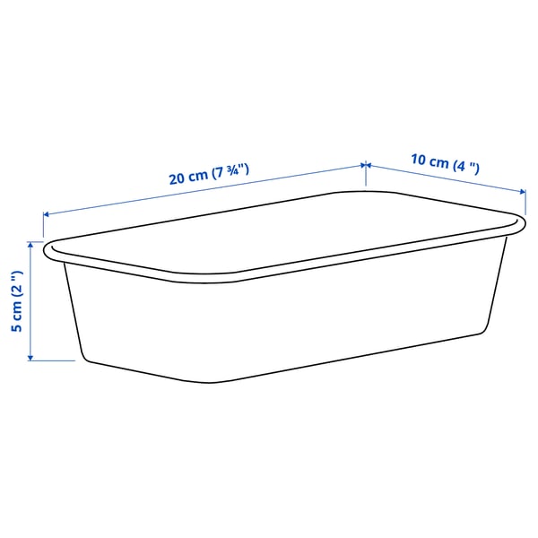 Illustration with measurements for the product: NOJIG.