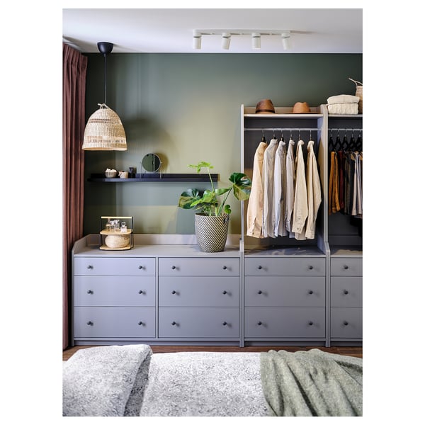 NYMÅNE Ceiling spotlight with 4 spots, white