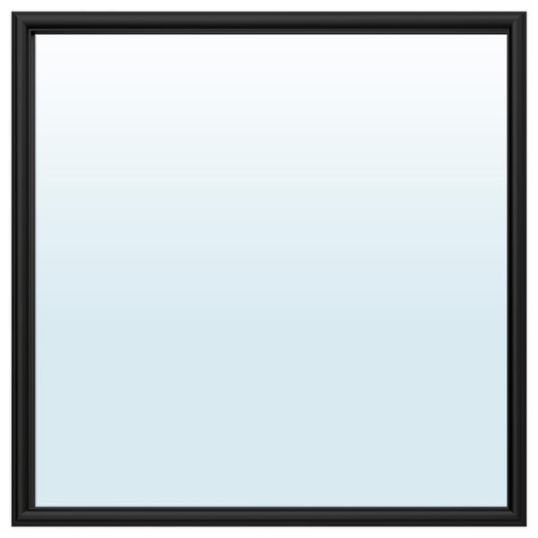 NYPONBUSKE mirror: square, black, sleek design, wall-safe, reflective glass.