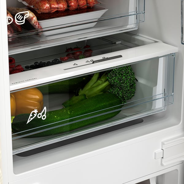 ÖVERNÄS Fridge/freezer, IKEA 700 integrated, 193/74 l