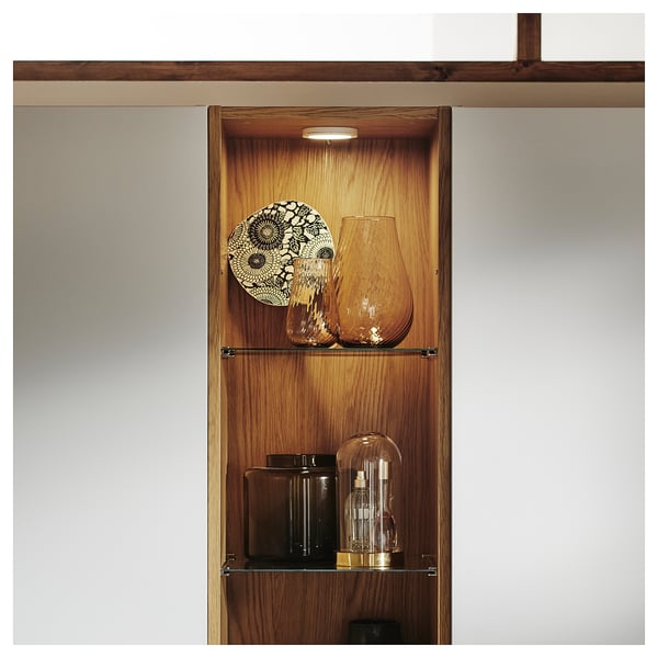 PÅSKÖTRÄD Vase, glass/light brown, 20 cm