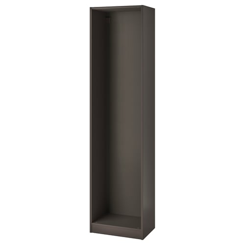 Black metal wardrobe frame