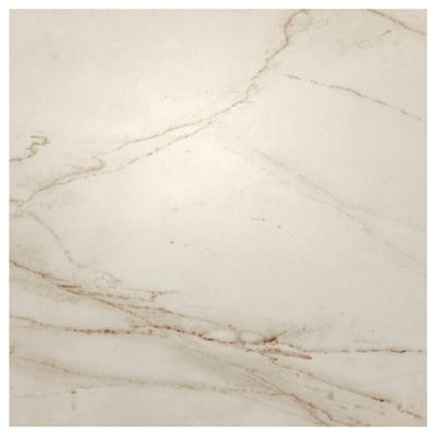 RUNSBÄCK Custom made wall panel, matt off-white/marble effect high pressure porcelain, 1 m²x1.2 cm