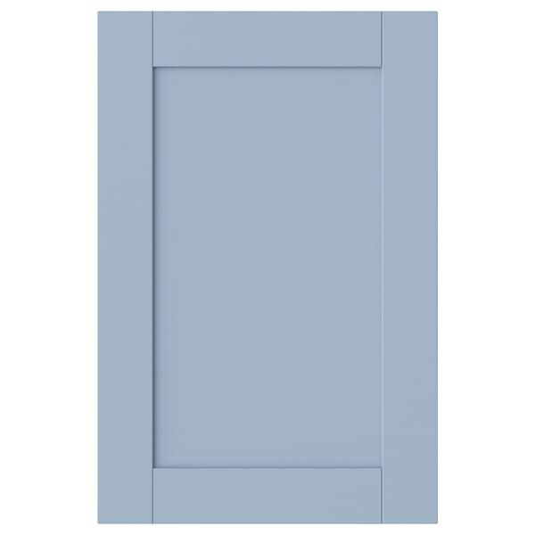 SANNIDAL blue cabinet door, rectangular with simple design, smooth finish.