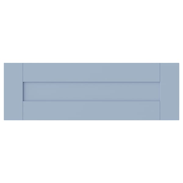 SANNIDAL blue drawer front: rectangular shape, simple design, smooth foil finish.