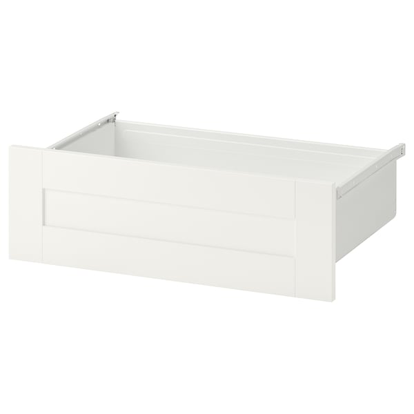SANNIDAL white drawer, sleek & stylish, rectangular shape with modern design.