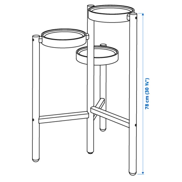 Illustration with measurements for the product: SATSUMAS.