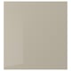 Beige SELSVIKEN cabinet door, glossy, rectangular with rounded edges.