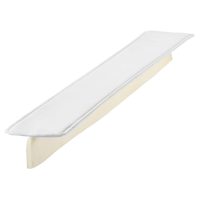 SIGGERUD white mattress gap cover: cotton, smooth, rectangular shape.