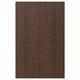 Dark oak wood panel with vertical grain.
