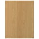 SINARP oak veneer panel: light brown, rectangular, smooth, wood grain pattern. Ideal for furniture.