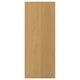 A light wooden door named SINARP. Its made of oak veneer and a solid wood edge. The door is rectangular and has a natural wood grain design.
