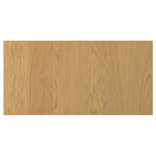 An oak SINARP wooden panel with a solid wood edge, featuring a natural finish and rectangular shape.