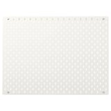 SKÅDIS pegboard, white, square, wall-mountable, acrylic paint & steel, versatile home organiser.