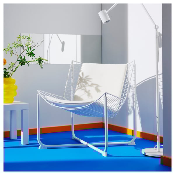 SKÅLBODA Armchair cushion, Ransta beige