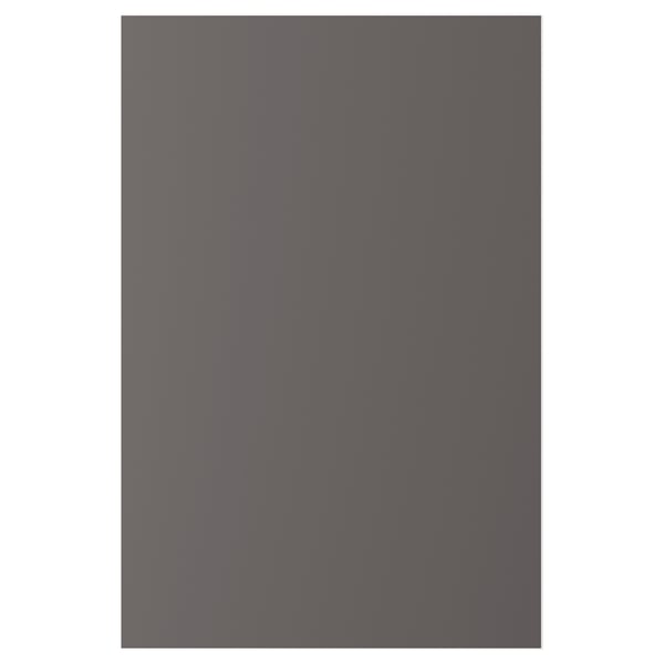 SKATVAL door in dark gray, rectangular, simple design, made of particleboard.