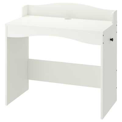 SMÅGÖRA kids desk, white, simple design, functional shape, suitable for various activities.